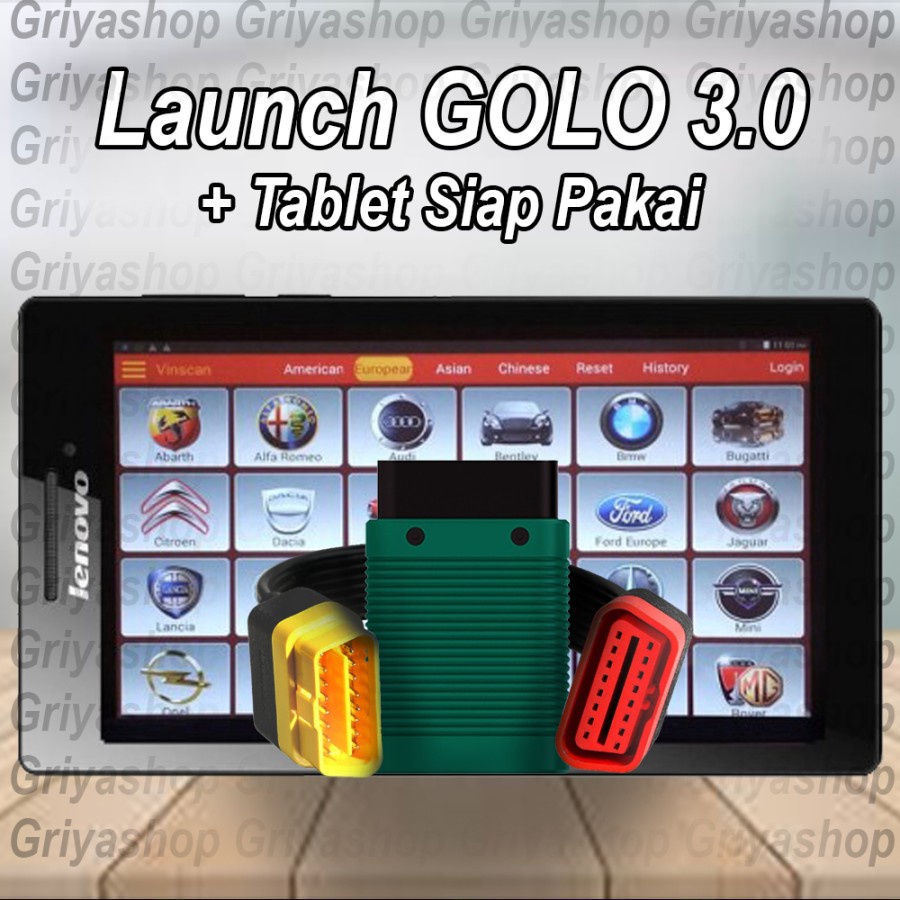 SCANNER MOBIL, ONLINE UPDATE - Launch Golo 3 Easydiag 3 + Tablet