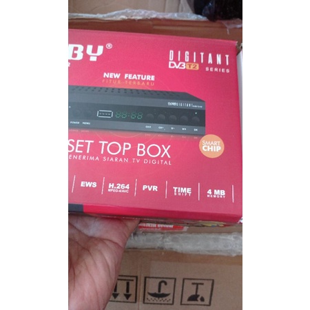 SET TOP BOX LUBBY DVBT2-02 GARANSI RESMI 1 Tahun !!!