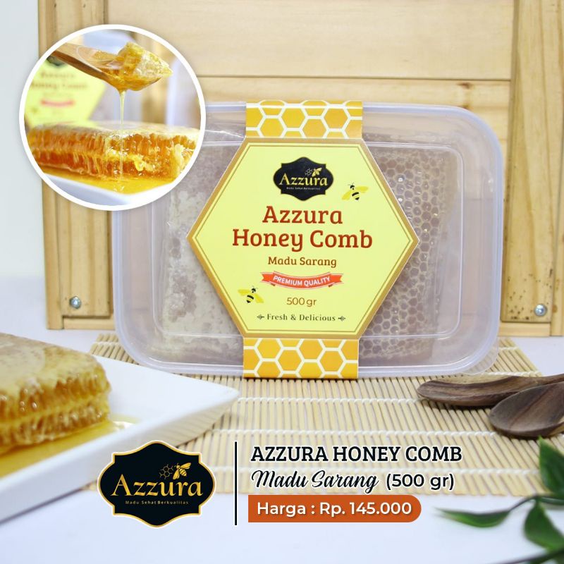 

[500gr] MADU SARANG - HONEY COMB - RAW HONEY