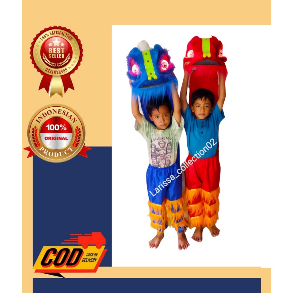 MAINAN ANAK BARONGSAI MATA MENYALA + CELANA TERMURAH