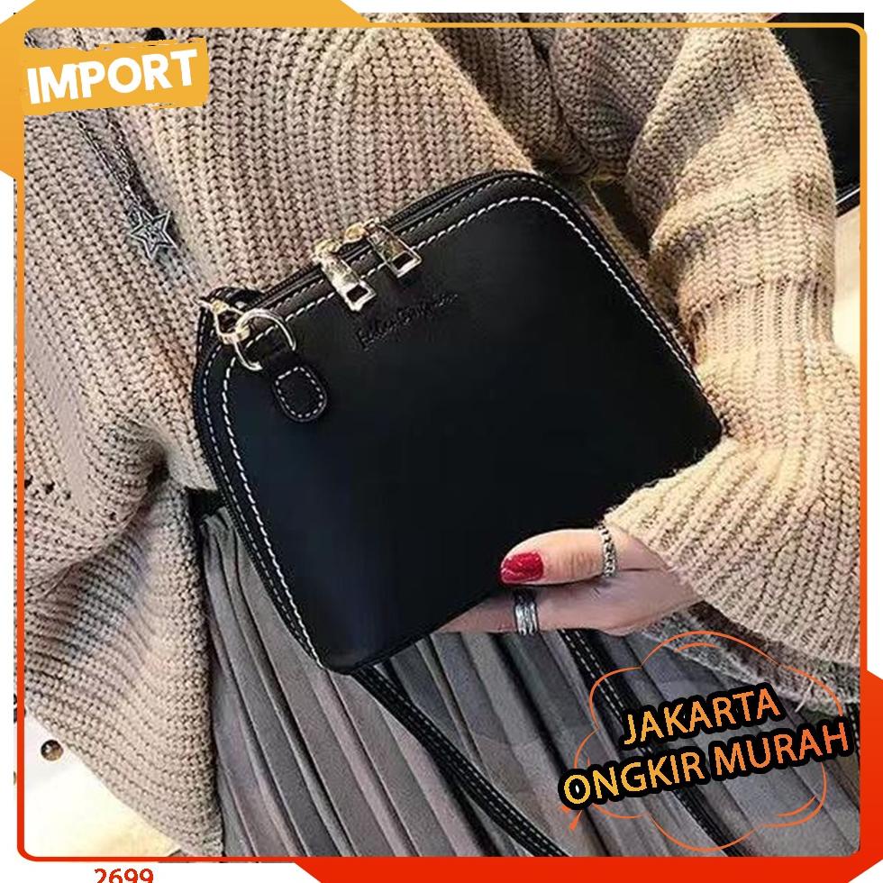 JAKARTA B 2699 TAS WANITA SELEMPANG FASHION BRANDED GROSIR IMPORT