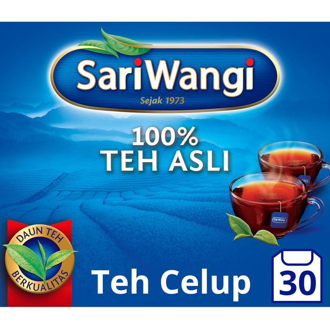 

SARIWANGI TEH CELUP HITAM ASLI 1.85G ISI 30 - TEH HITAM, BLACK TEA