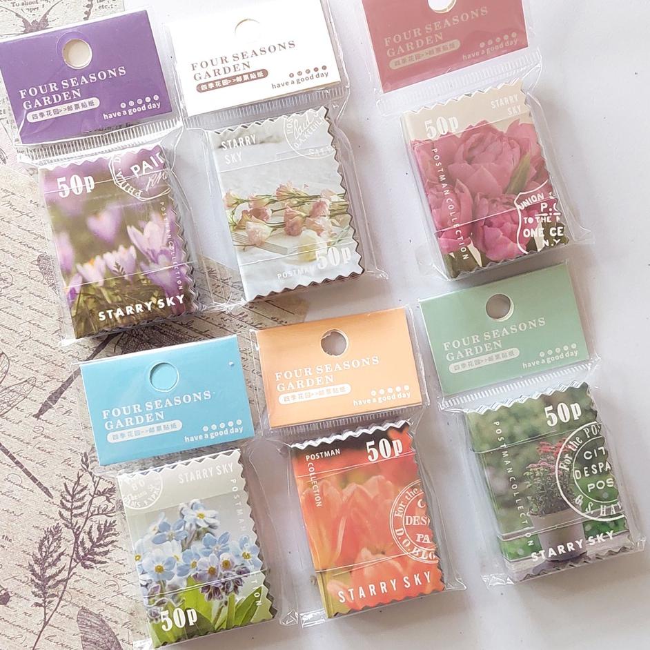 

Barang Laris ✦ 50 Lembar Sticker Pack Flower | Scrapbook | Bullet Journal | Bujo | DIY | Stiker Lucu | Aesthetic,