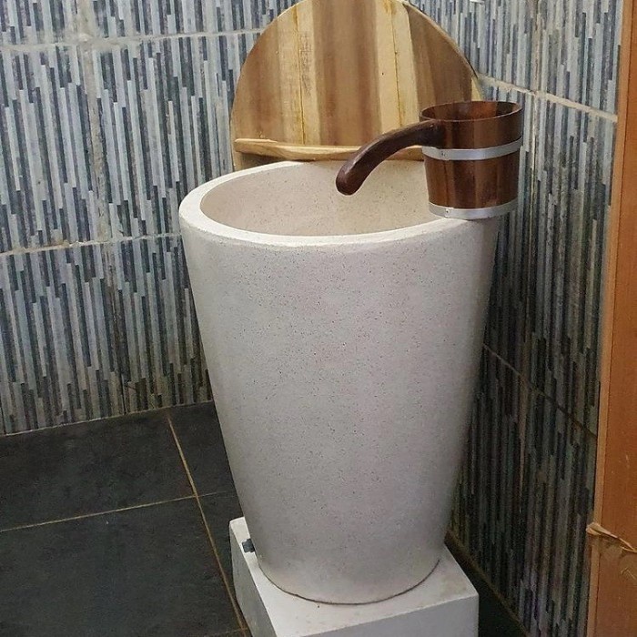 Bak Bak Mandi Teraso Model Gelas Bak Air Terazzo