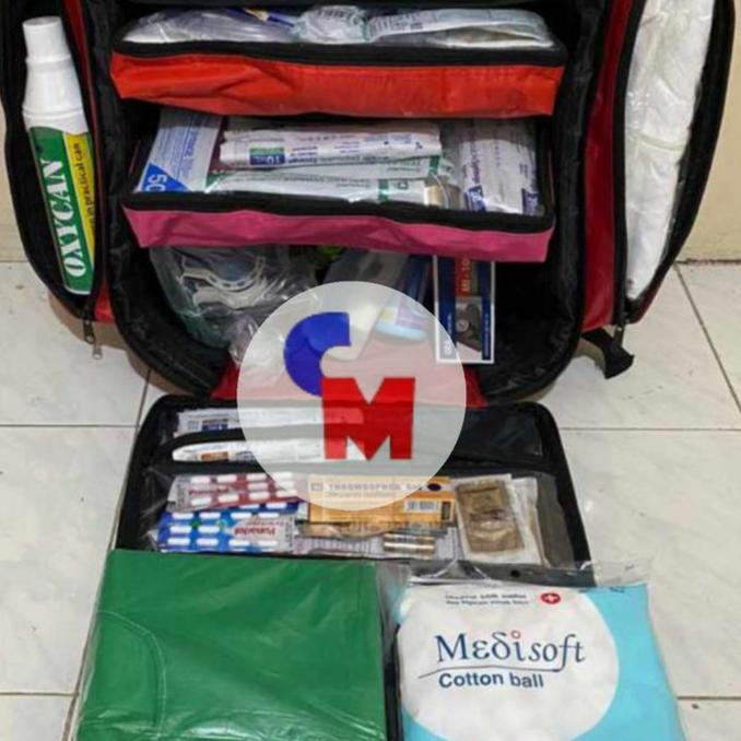 Tas Emergency Kit ( Emergency First Aid Kit ) Responder Bag Plus Isi
