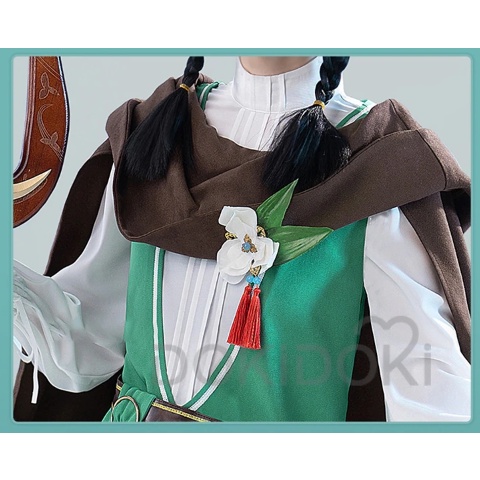 PRE-SALE DokiDoki-SR Game Genshin Impact Venti Cosplay Mondstadt Boy Costume Nameless Bard Genshin Impact Venti Cosplay Costume