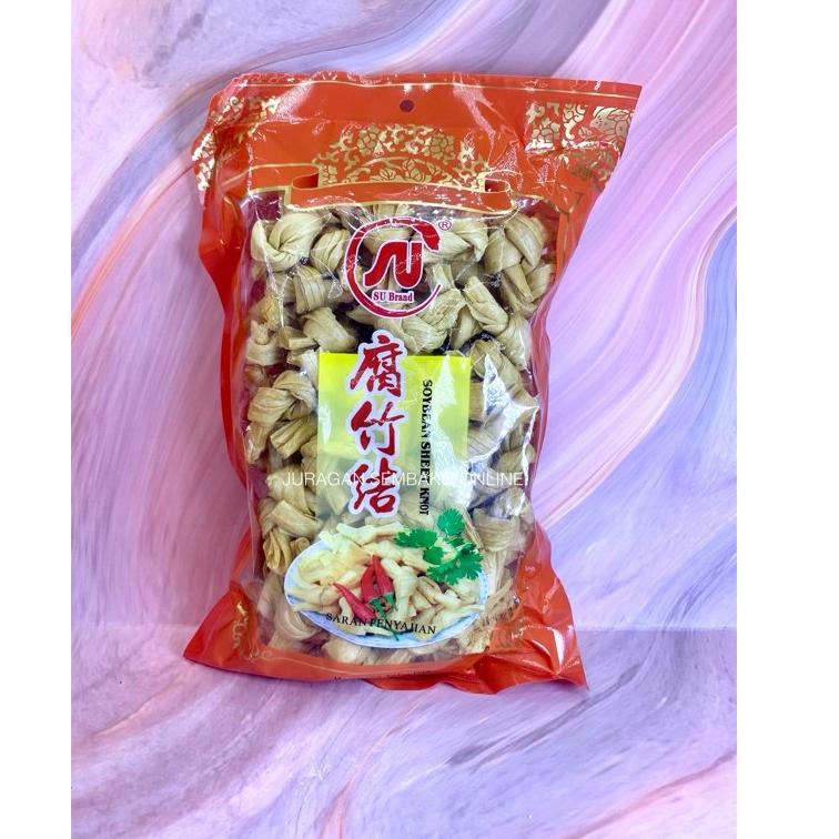 

️✔️✔️ Kembang Tahu Pita SU Brand 300 gr / soybean sheet knot gas !!