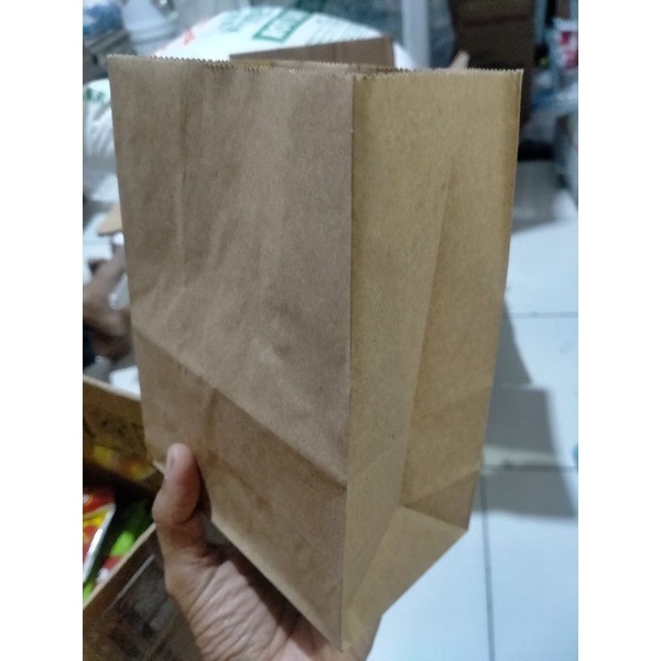 

Kantong Kertas Gorengan /Soft bag coklat L