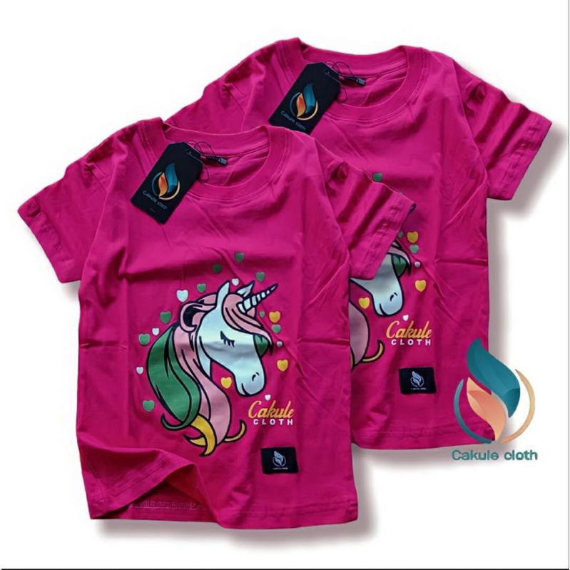 Kaos distro anak karakter unicorn