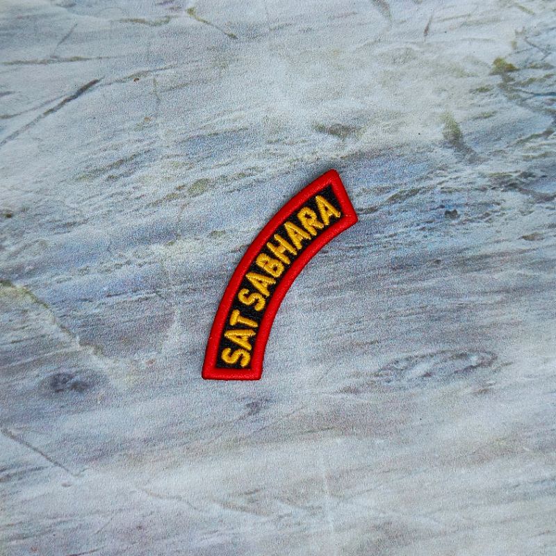 Atribut Polri PDL Tulisan SAT SABHARA