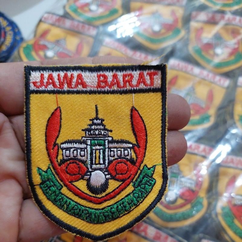 bagde logo Kwarda jawa barat bordir