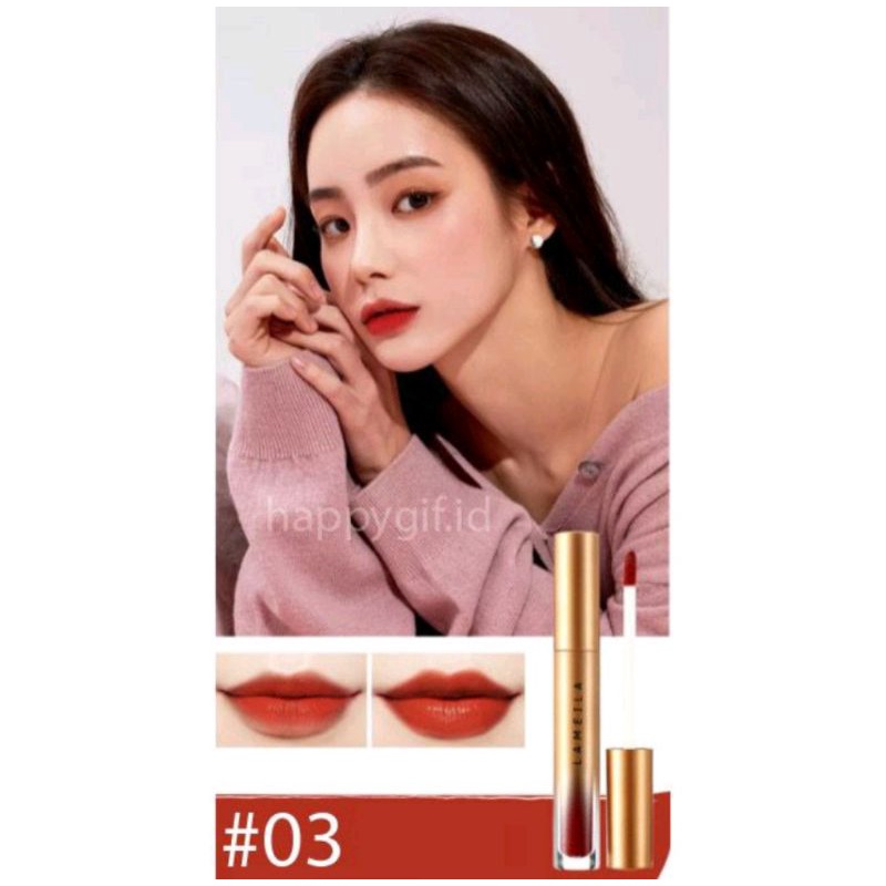 LAMEILA 1021 Lip Glaze lipstik pelembab bibir tahan lama berkualitas