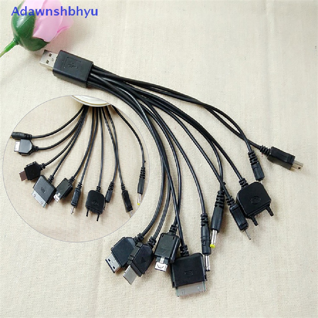 Adhyu Kabel USB Charger 10in1 al Untuk Motorola Samsung LG Kabel Data ID