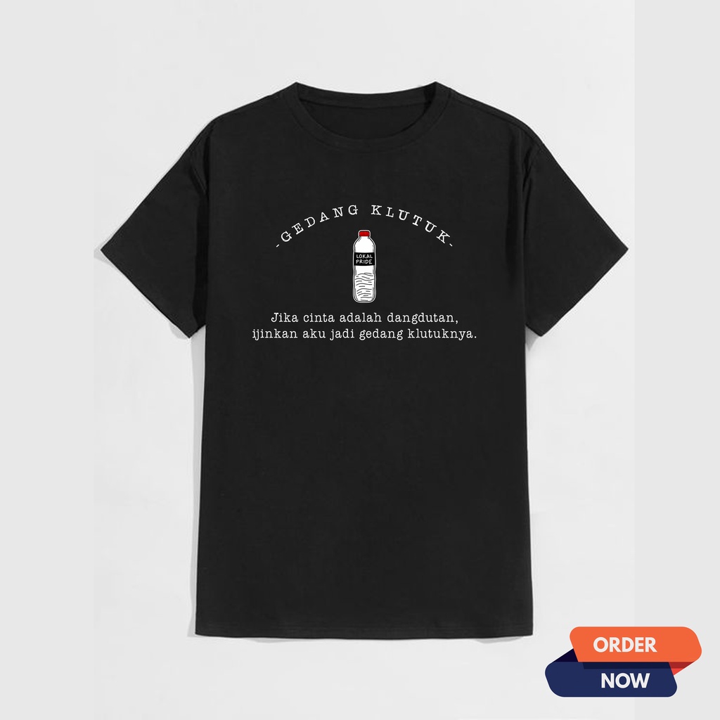 KAOS GEDANG KLUTUK KAOS BAJU KATA KATA / T-SHIRT DISTRO