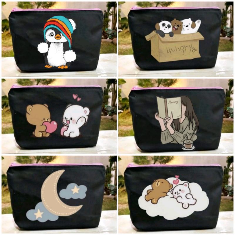 Arifirn Pouch Kosmetik Beruang NK