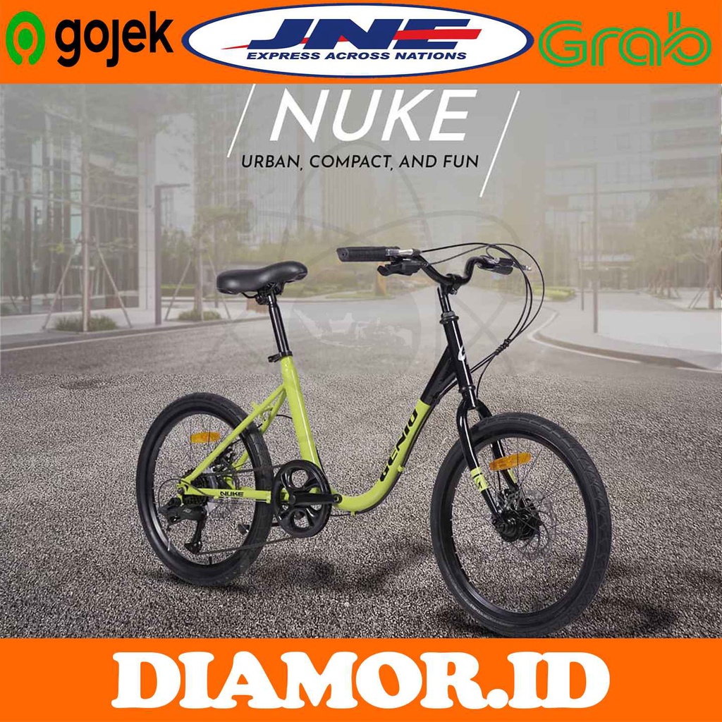 GENIO NUKE Sepeda Minion 7 Speed Rem Cakram Disc