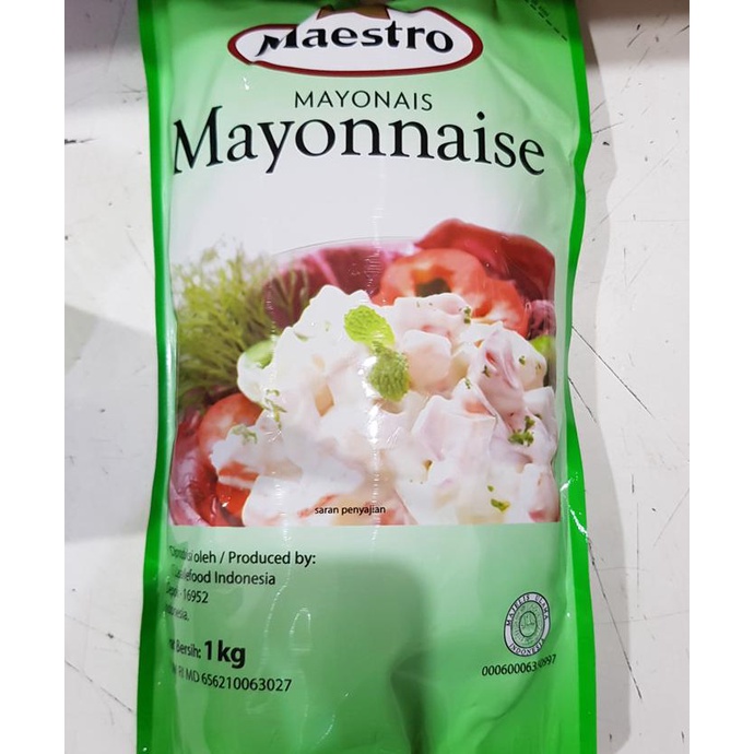 

Mayonaise Maestro Original 1Kg / Mayones / Mayonnaise / Mayo Ori 1 Kg