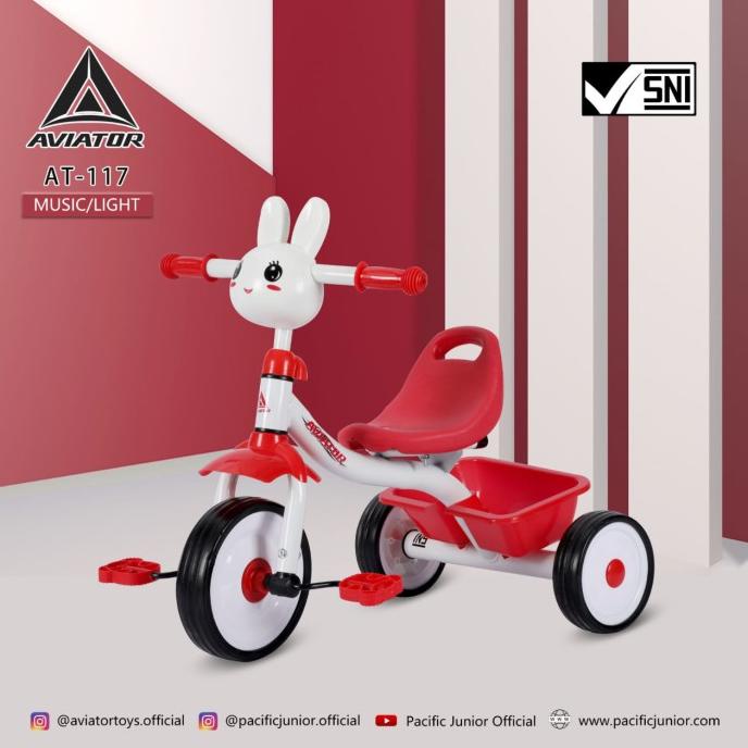 Tricycle Aviator At-117 Sepda Anak Anak Roda 3 #Original