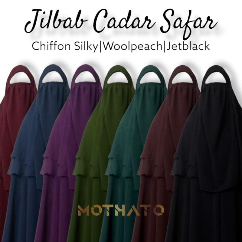 Jilbab Cadar Safar & Gamis Syar'i wanita / akhwat