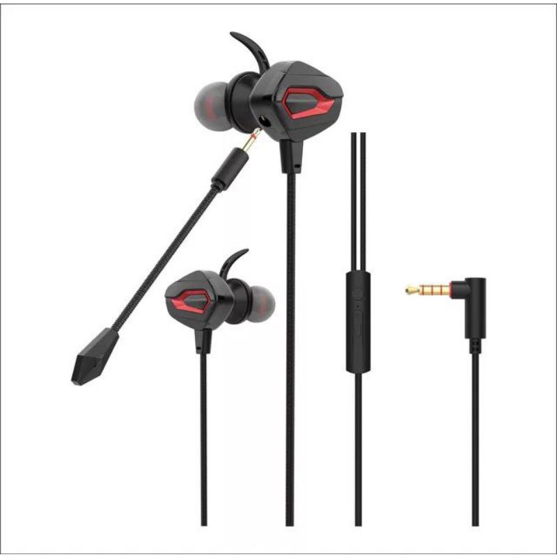 GRATIS BOX - HEADSET EARPHONE GAME GAMERS WITH MIC FULL BASS