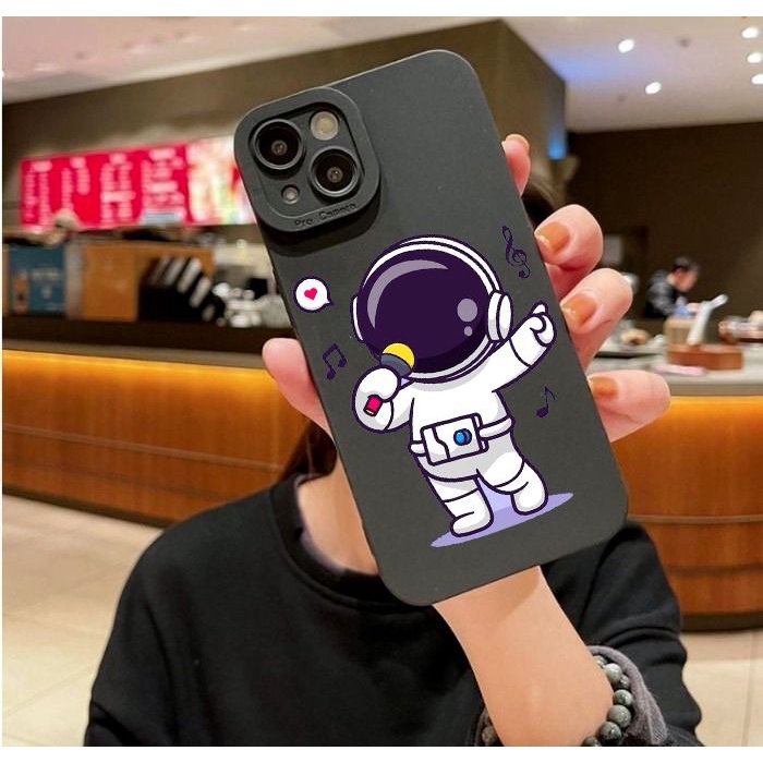 Softcase Motif Astronot CC33 for Vivo T1 S1 V23e V25 V25e Pro Y02 Y12 Y15 Y17 Y15s Y16 Y12s Y20 Y20i Y30 Y50 Y21 Y21s Y33s Y22 Y22s Y35 Y75 2022 Y76 Y76s Y91 Y93 Y91c Y95 Z1 5G