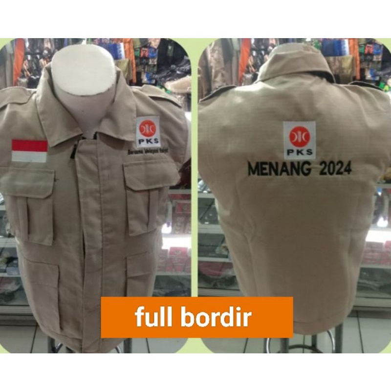 rompi PKS rompi kerja PKS rompi partai PKS rompi kerja Partai PKS rompi partai keadilan sejahtera ro
