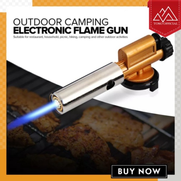 Terbaik FIRETRIC TORCH GAS BUTANE FLAME GUN BLOW JET TORCH PORTABLE TEMBAGA Berkualitas