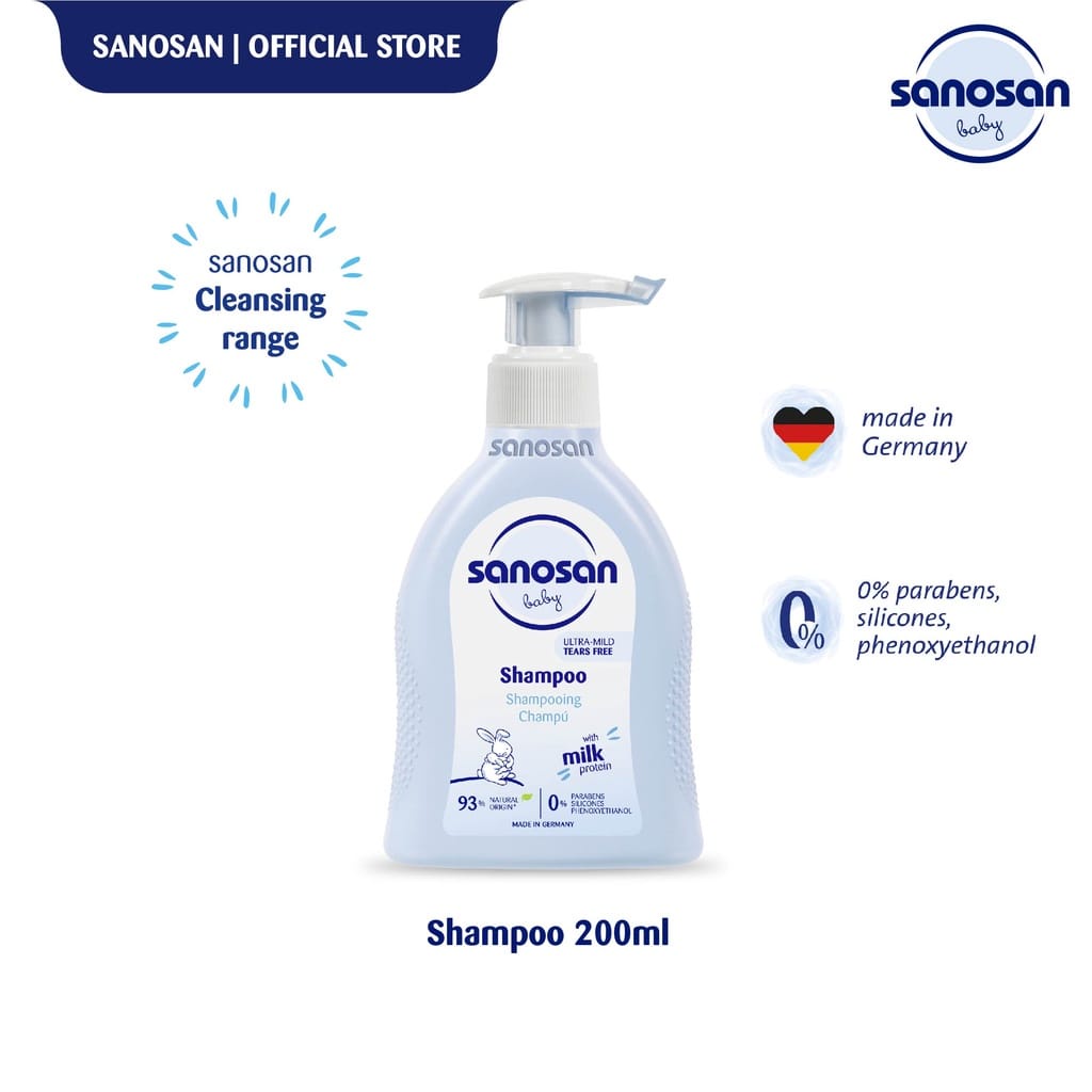 Sanosan baby shampoo 200ml