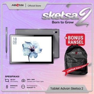 EXCLUSIVE Tablet ADVAN TAB SKETSA 2 4GB/64GB 10” TIGER T310 Android 11