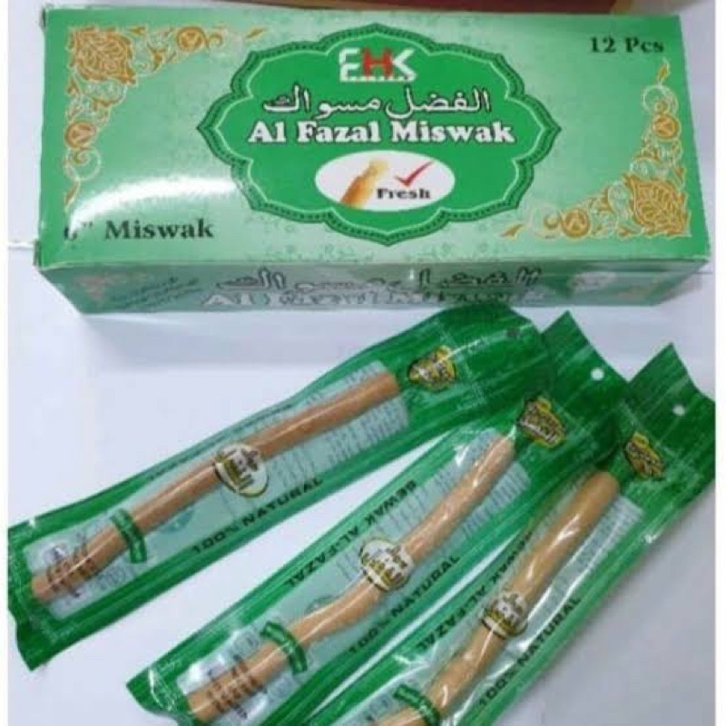 Siwak Al Fazal Kecil Miswak perBox isi 12