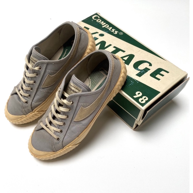Sepatu Compass Gazelle Low Vintage 98 Grey