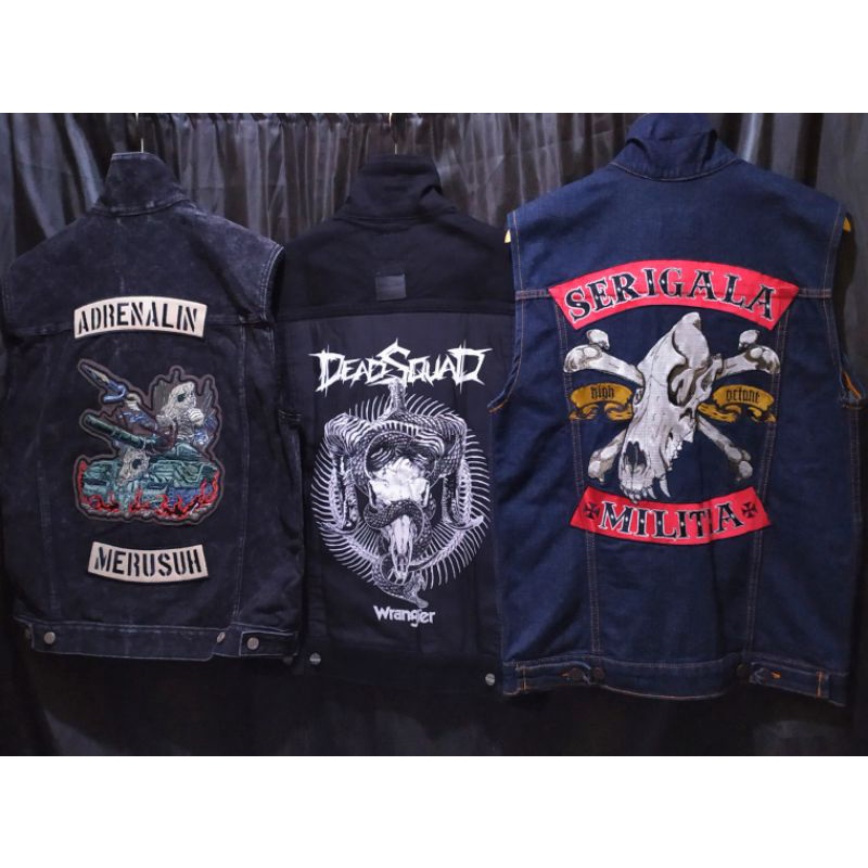 Vest Seringai x Mischif Vest Deadsquad x Wrangler Vest Seringai Militia