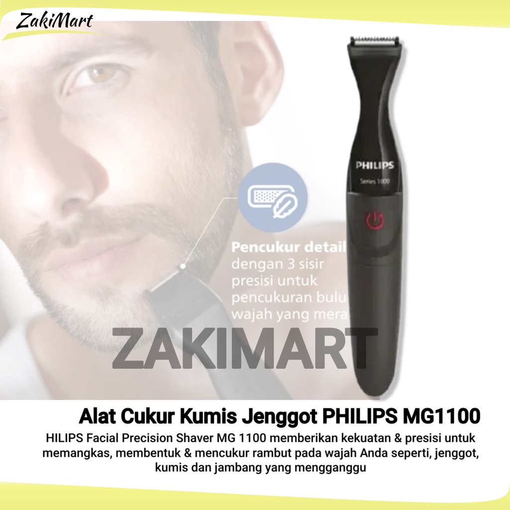 Alat Cukur Kumis Jenggot PHILIPS MG1100 Original Philips Multigroom