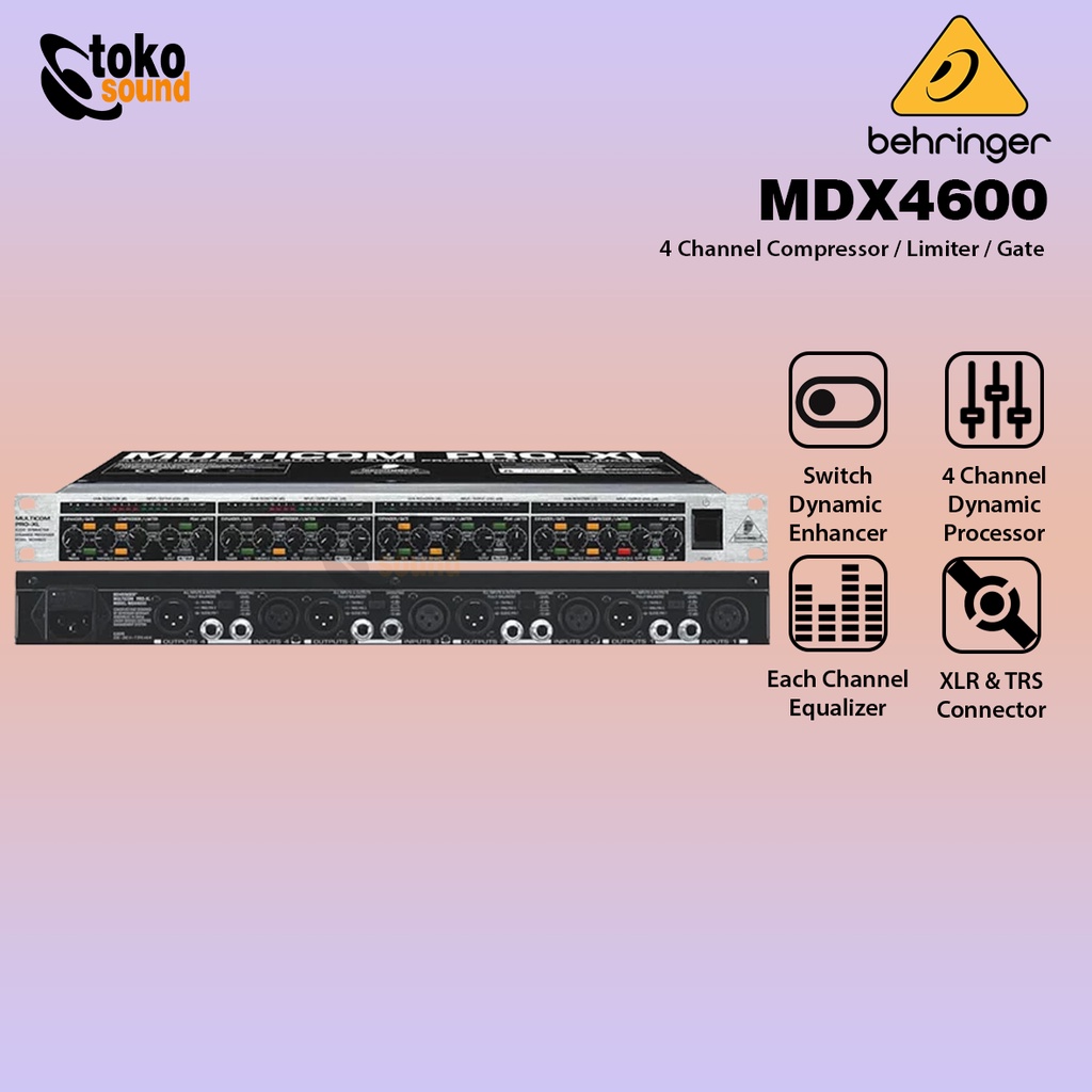 Behringer MDX4600 V2 4 Channel Multicom PRO-XL