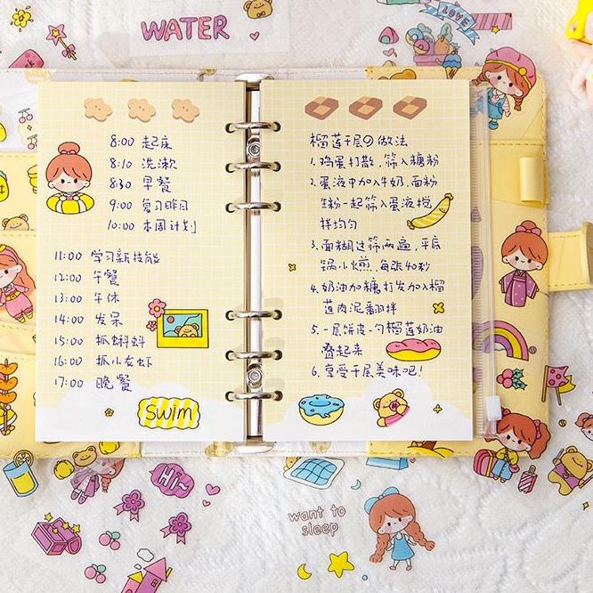 

Model Baru ❅ Sticker Waterproof Sticker Momo Dapat Box Isi 100 Lembar``