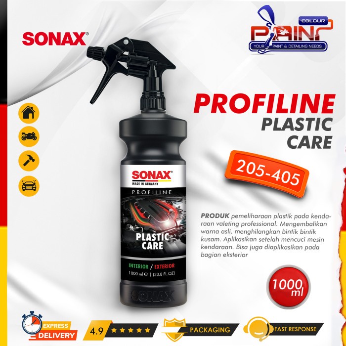 SONAX Profiline Plastic Care 205-405 1Liter Dressing Pengkilap Trim