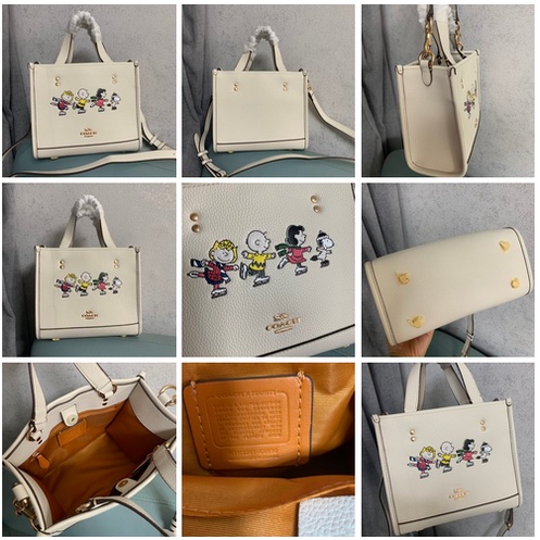 [Instant/Same Day]coach original CE851 850  849 Snoopy Tote bag shoulder bag messenger bag handbag  851 ttb