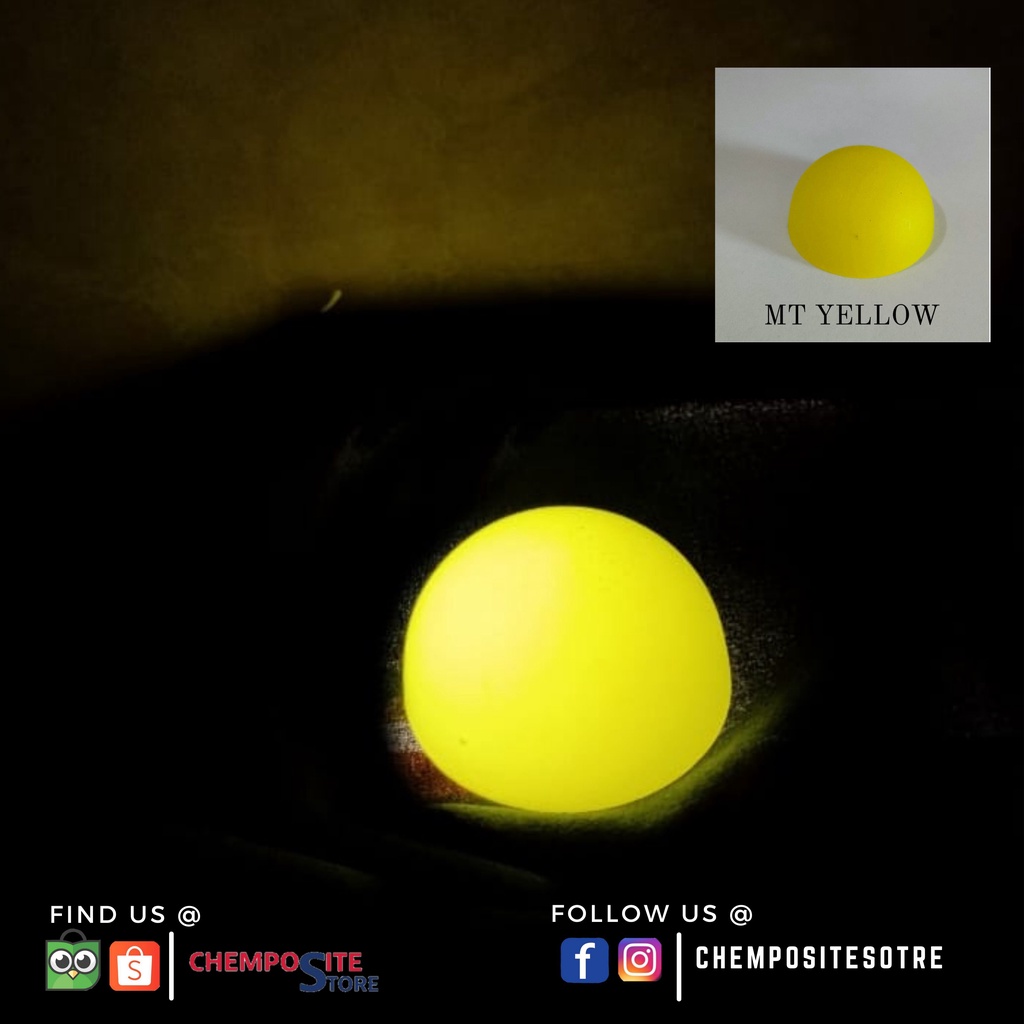 serbuk fosfor strontium glow in the dark powder fosfor / phosphorescent powder 10gr