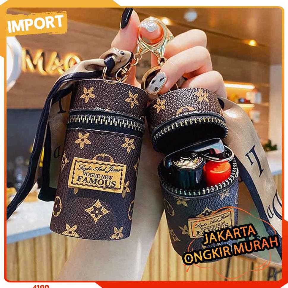 JAKARTA C 4199 / D 2110 TAS MINI WADAH LIPSTIK WANITA SIMPLE CANTIK TAS MAKE UP TRAVEL IMPORT