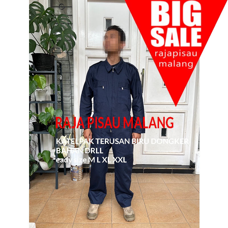 WEARPAK TERLARIS M-4XL Wearpack Safety / Wearpack Langsungan / Wearpack Kerja - Seragam Proyek - Bengkel - Sekolah Coverall-Overall Polos BAJU KERJA