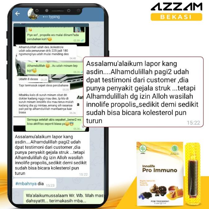 PRO IMMUNO Innolife Obat Herbal Terapi Kolesterol Hipertensi Diabetes Asam Urat Isi 20 Tube Original