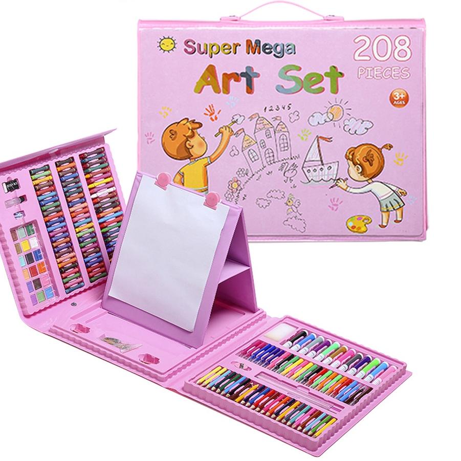 

➥Ready Stock Q7SWY TROHE - TROJOY Crayon Anak Pengasah 208pcs Set Alat Menggambar Melukis Anak-anak Crayon Cat Air Pensil 33 ✶
