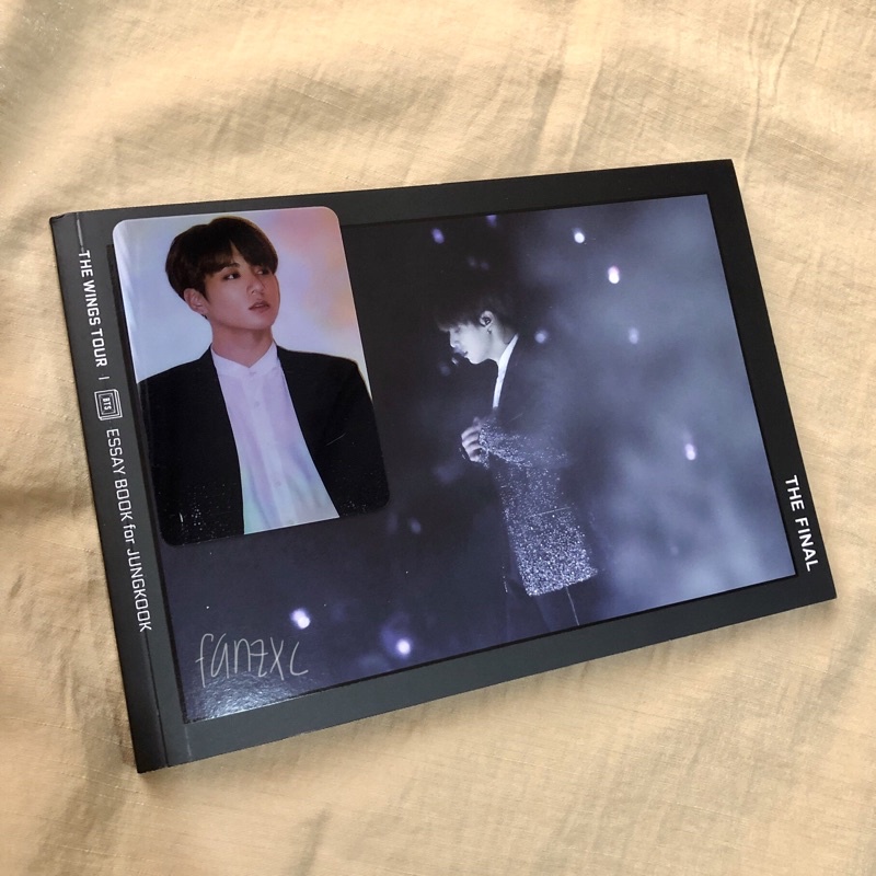 BTS The Wings Final Tour: JUNGKOOK Essay Book [RARE READY FULLSET WITH PC]