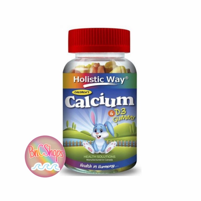 Holistic Way Calcium & Vitamin D3 Gummy/Calcium D3 Anak (90 Gummies)