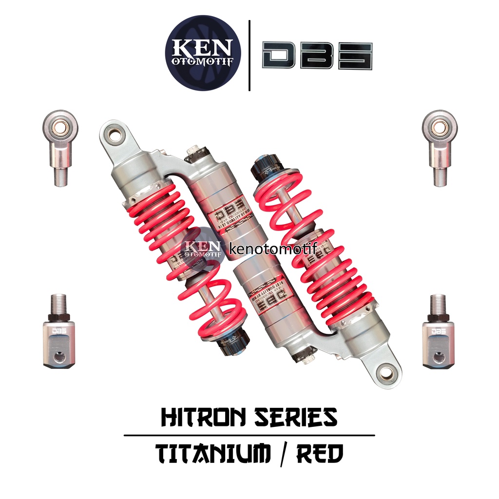 Shock Breaker DBS Hitron Series Aerox / Rx King Titanium Red