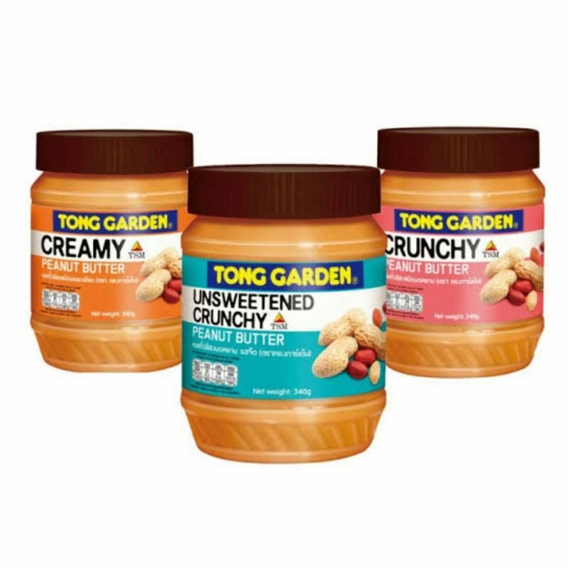 TONG GARDEN Peanut Butter Selai Kacang 340 g Halal