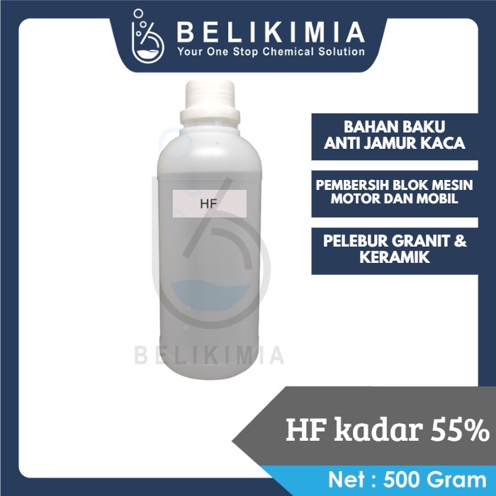 Hydrofluoride acid 55% 500 Gram