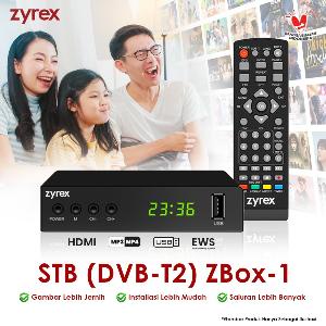 STB set top box  zyrex tv digital DVBT2 HDMI DONGLE WIFI