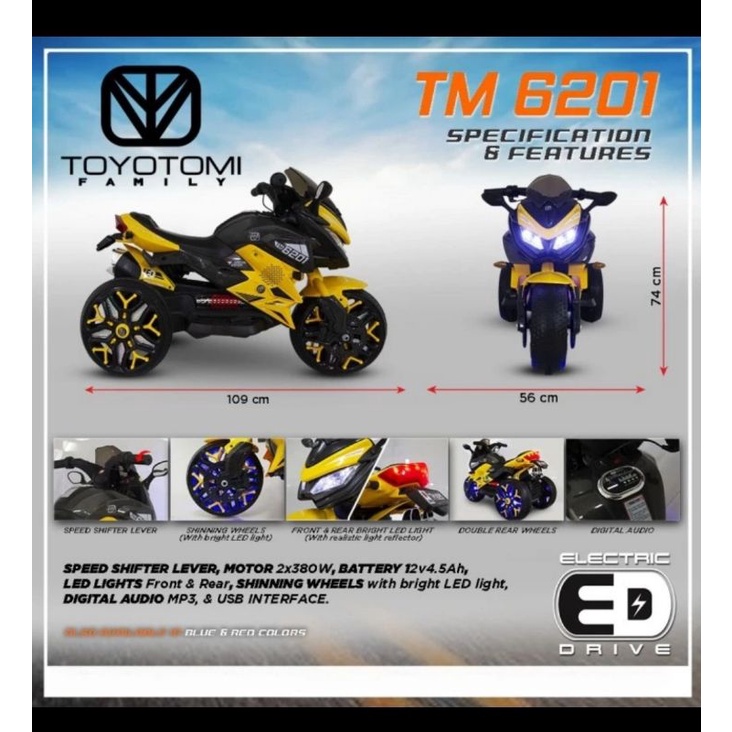 Motor Aki Toyotomi Family TM-6201 TM 6201