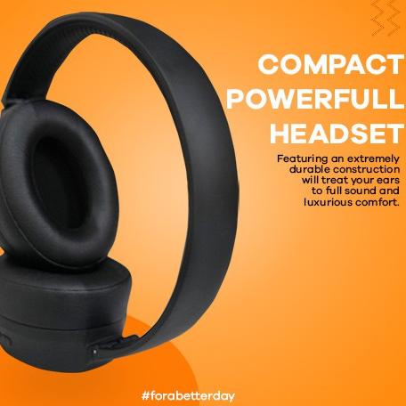 Harga Bersahabat Headset Bluetooth Headphone Bluetooth JETE 12 - Garansi 2 Tahun